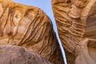 Saudi Arabia, Medina, Al-Ula, Hegra. Desert rock formations at the Hegra Archaeological Area. Art Print